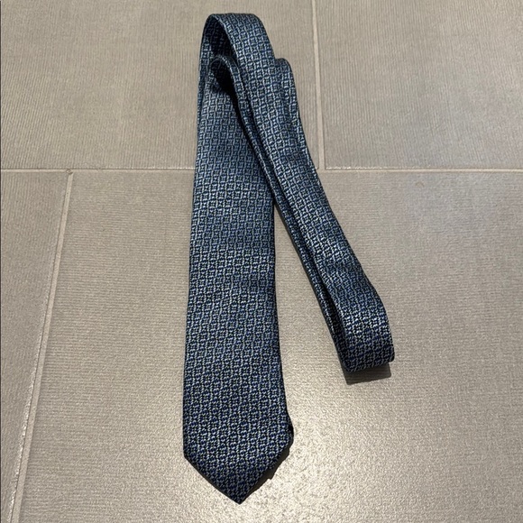 Missoni Blue Patterned Men's Tie - Picture 1 of 2